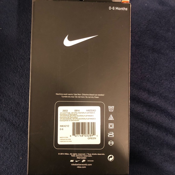 Nike newborn infant booties 0-3 mo nwot - Picture 3 of 5